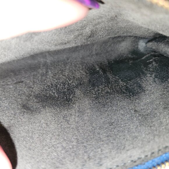 Louis Vuitton Epi Pochette Accessories Pouch Blue - Picture 4 of 7